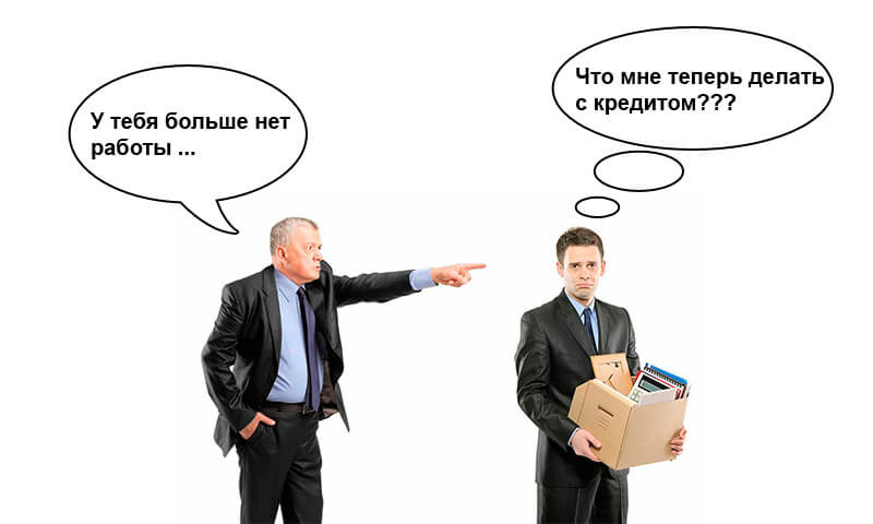 Что делать с кредитом при потере работы